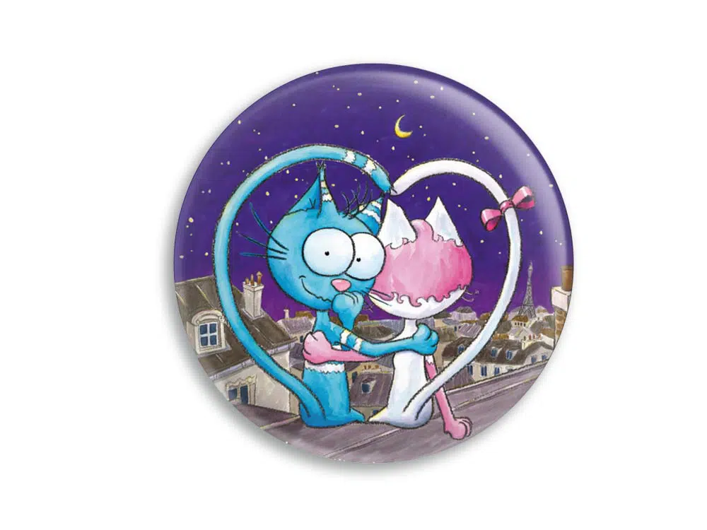 Aimant Le chat Rabia et Miss Tinguette