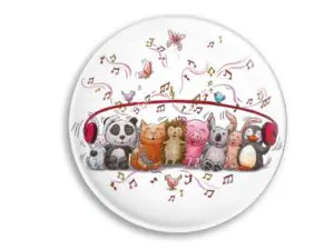 Aimant Musique sous le casque magnet original