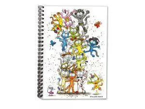 Cahier A5 La pyramide des petits chats