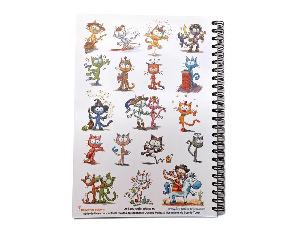 Cahier A5 La pyramide des petits chats
