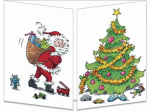 carte postale cache-cache ct114 cadeau piégé fermée