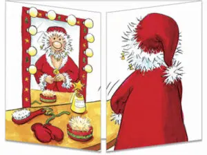 carte postale cache-cache ct134 fashion Noël fermée