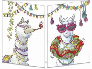 carte postale cache-cache ct152 labonne année des lamas fermée