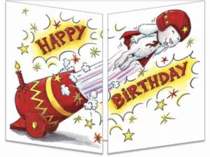 carte postale cache-cache ct275 birthday circus fermée