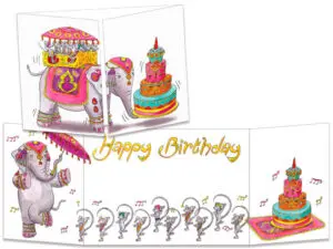 carte postale cache-cache ct298 anniversaire Bollywood