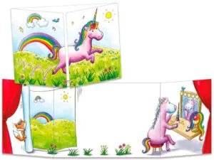 carte postale cache-cache ct299 le mystère de la licorne