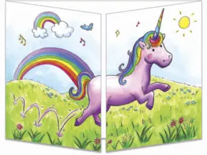 carte postale cache-cache ct299 le mystère de la licorne fermée