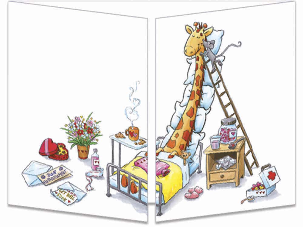 La Girafe En Convalescence Achat Cartes Postales