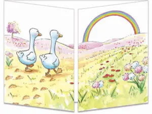 carte postale cache-cache ct326 les amis canards fermée