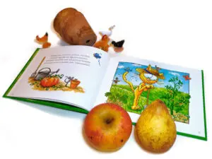 Livre Le chat Peau d'Paille ouvert