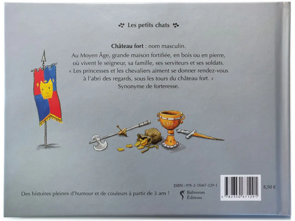 Livre le chat Teaufort de dos
