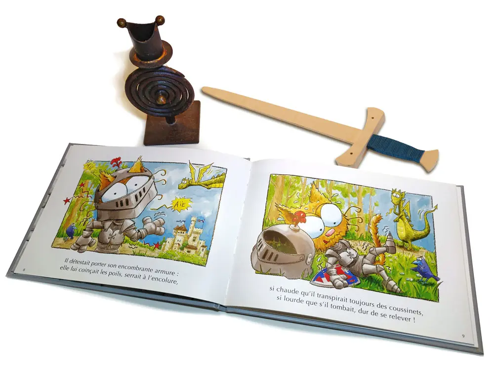 Livre le chat Teaufort ouvert