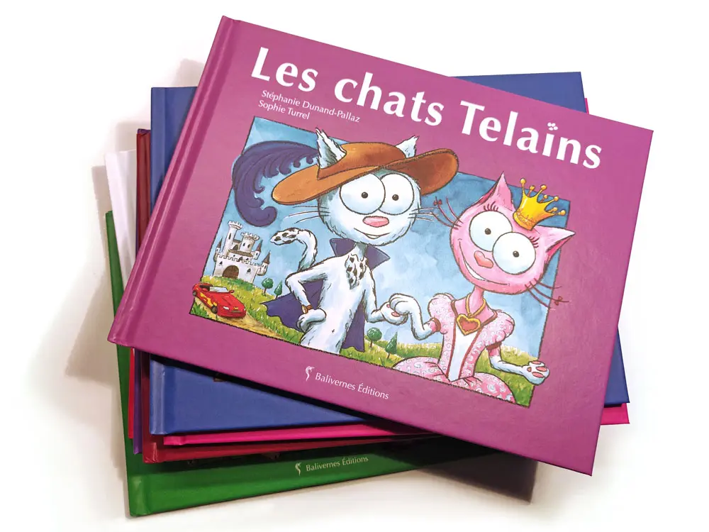 Livre Les chats Telains et la série Les petits chats