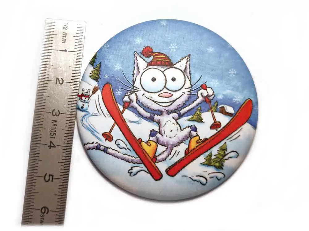 Magnet Le chat Seneige mesure aimant