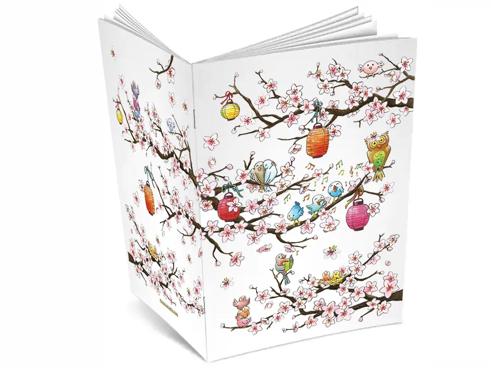 Cahier A5 Le cerisier en fleurs