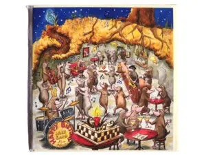 Carte postale d’anniversaire La boîte de jazz