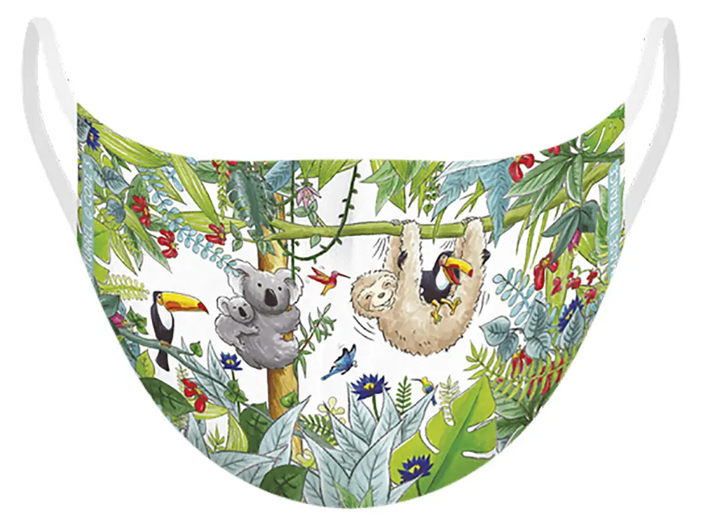 Masque tissu Jungle, protection catégorie 1