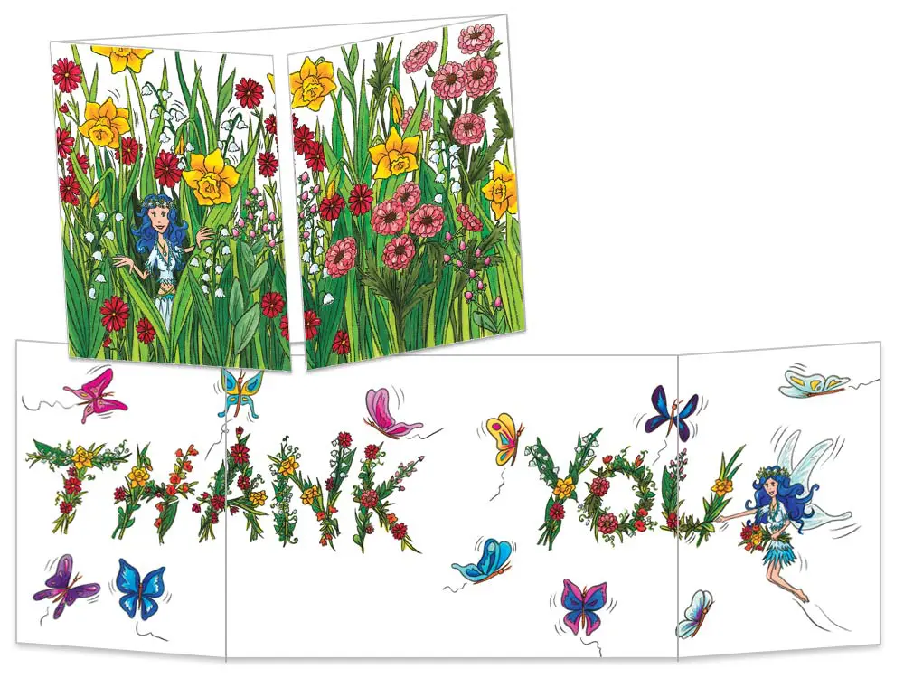 Carte La petite fée "thank-you"