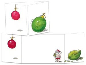 Carte La Naissance du Père Noël