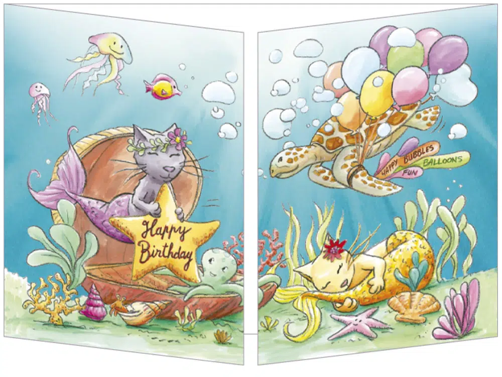 carte les chat sirènes