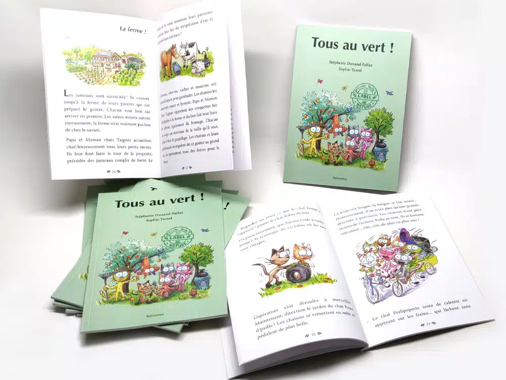Roman "Tous au vert !" premières lectures